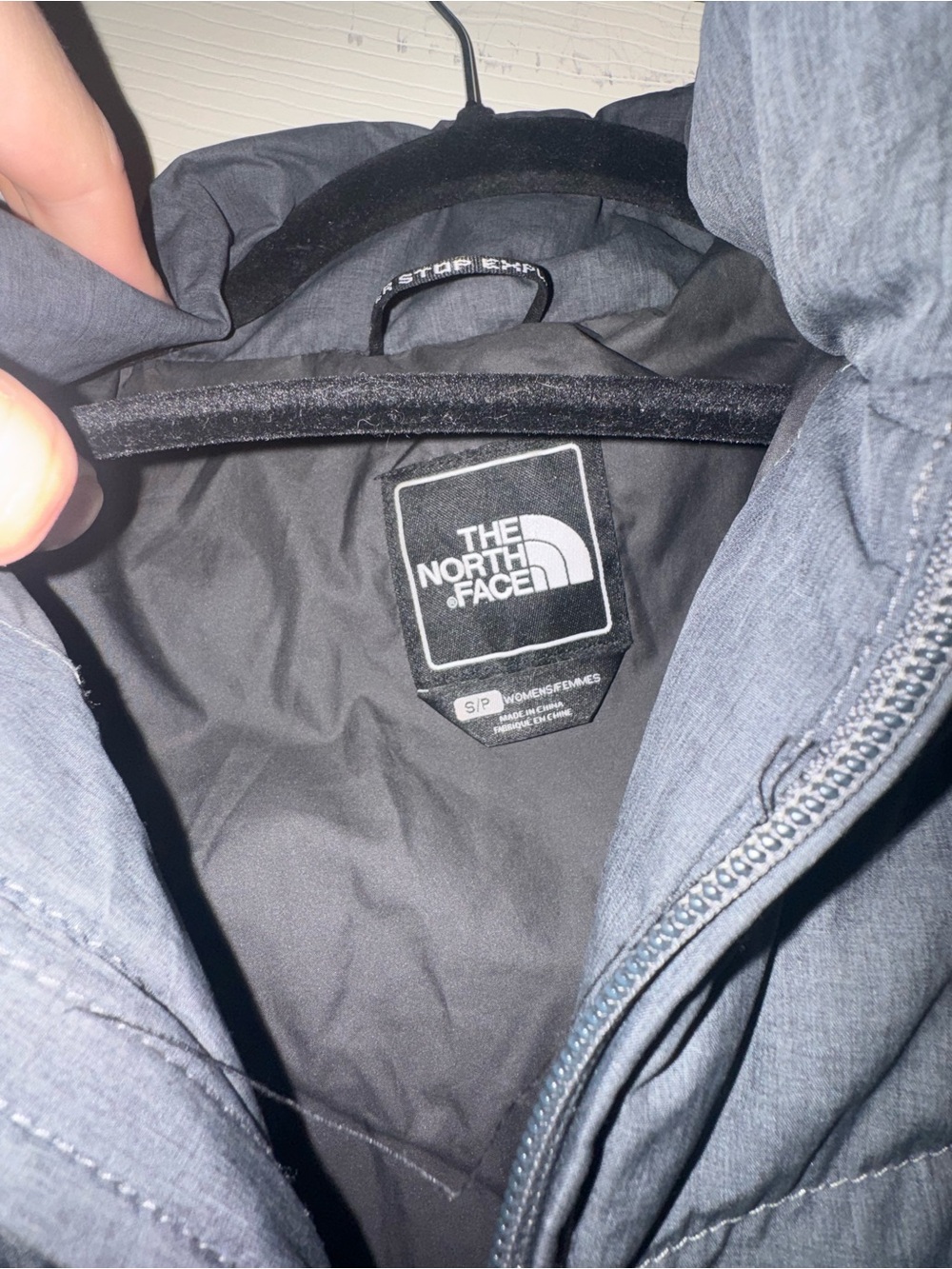 The North Face Women's Long Gray Aconcagua Coat - Picture 3 of 8
